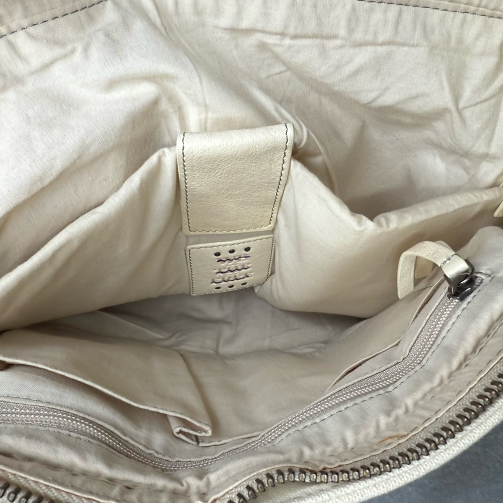 NWT Free People We The Free Whitney Heritage Tote in Mineral/ Cream - Picture 5 of 6